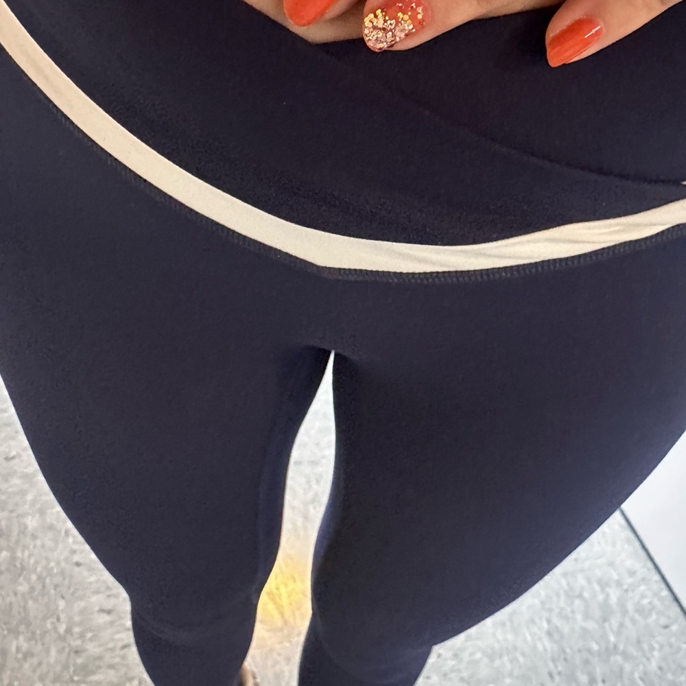 leggings M size navy blue